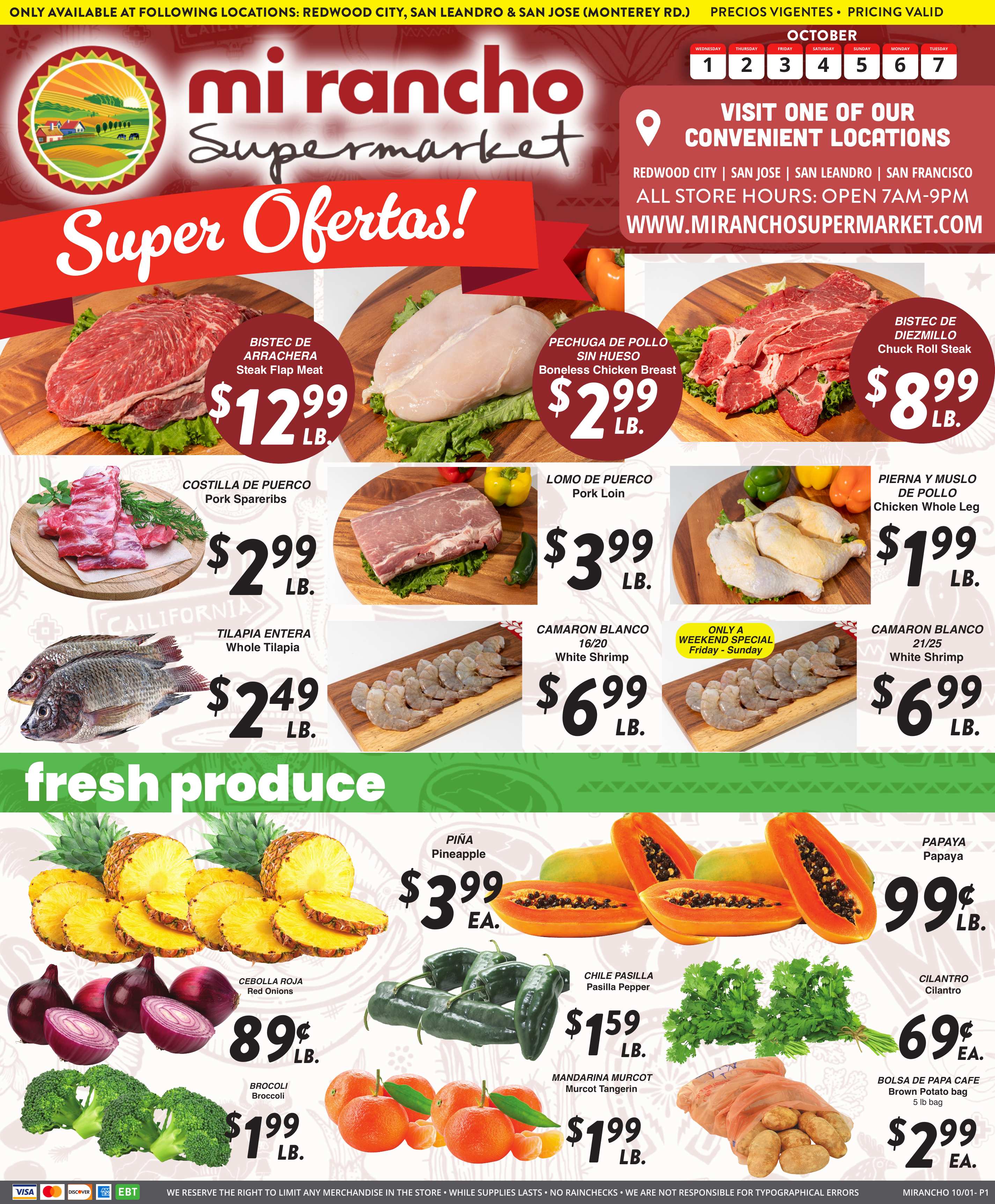 Weekly Ad Page 1