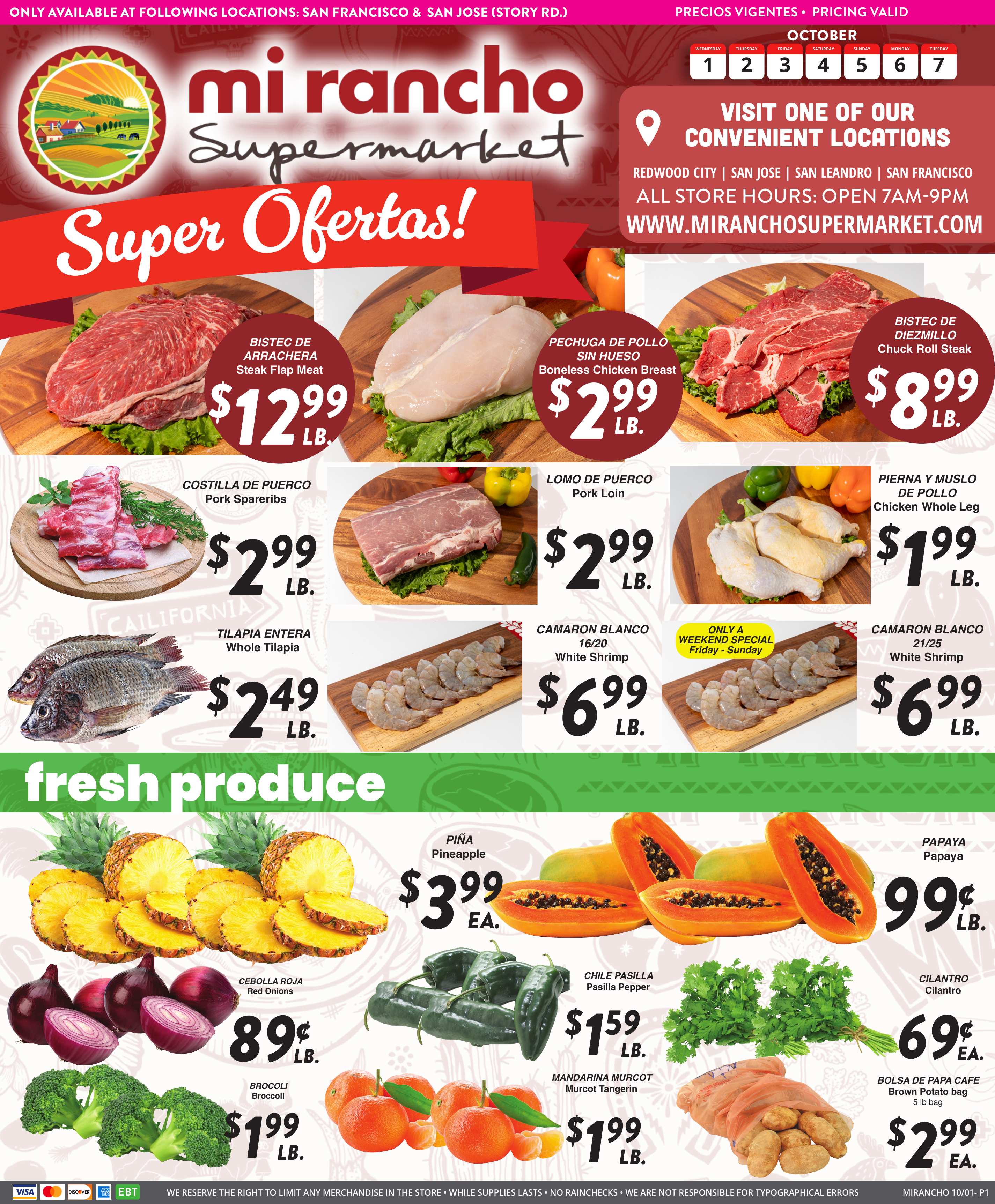 Weekly Ad Page 1