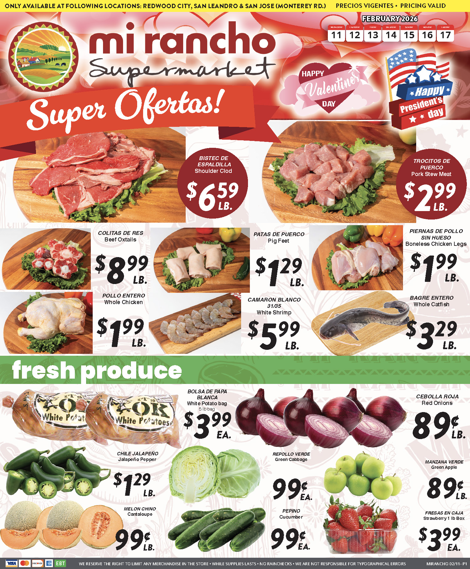 Weekly Ad Page 1