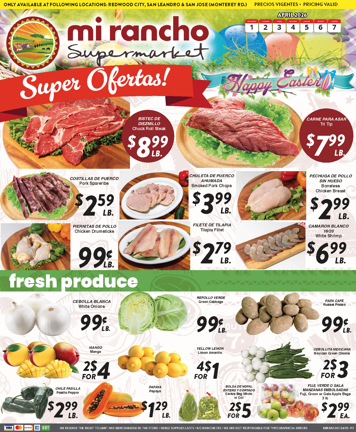 Weekly Ad Page 1