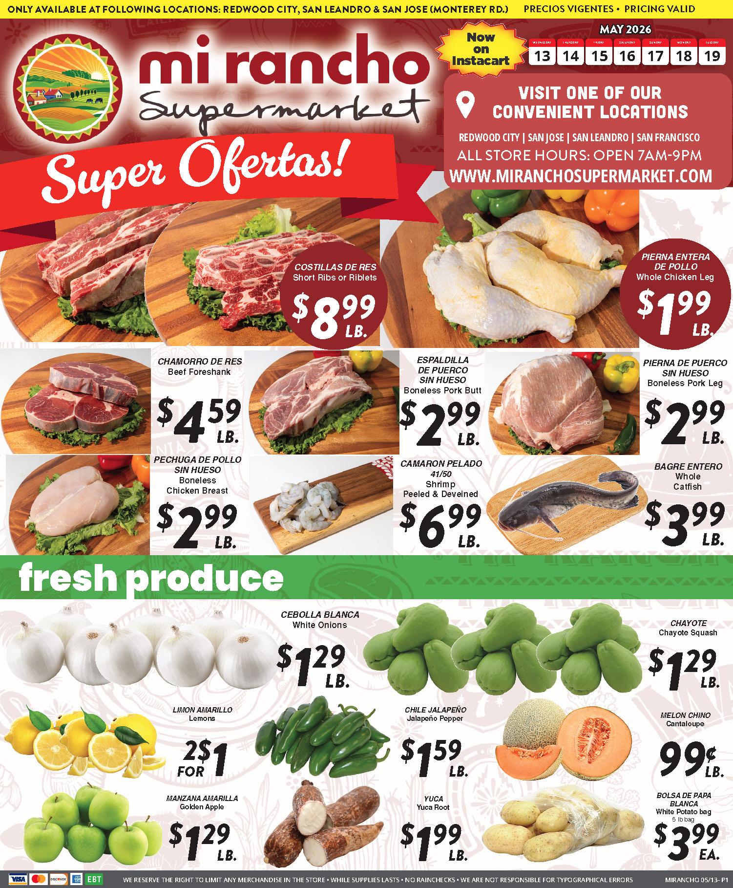 Weekly Ad Page 1
