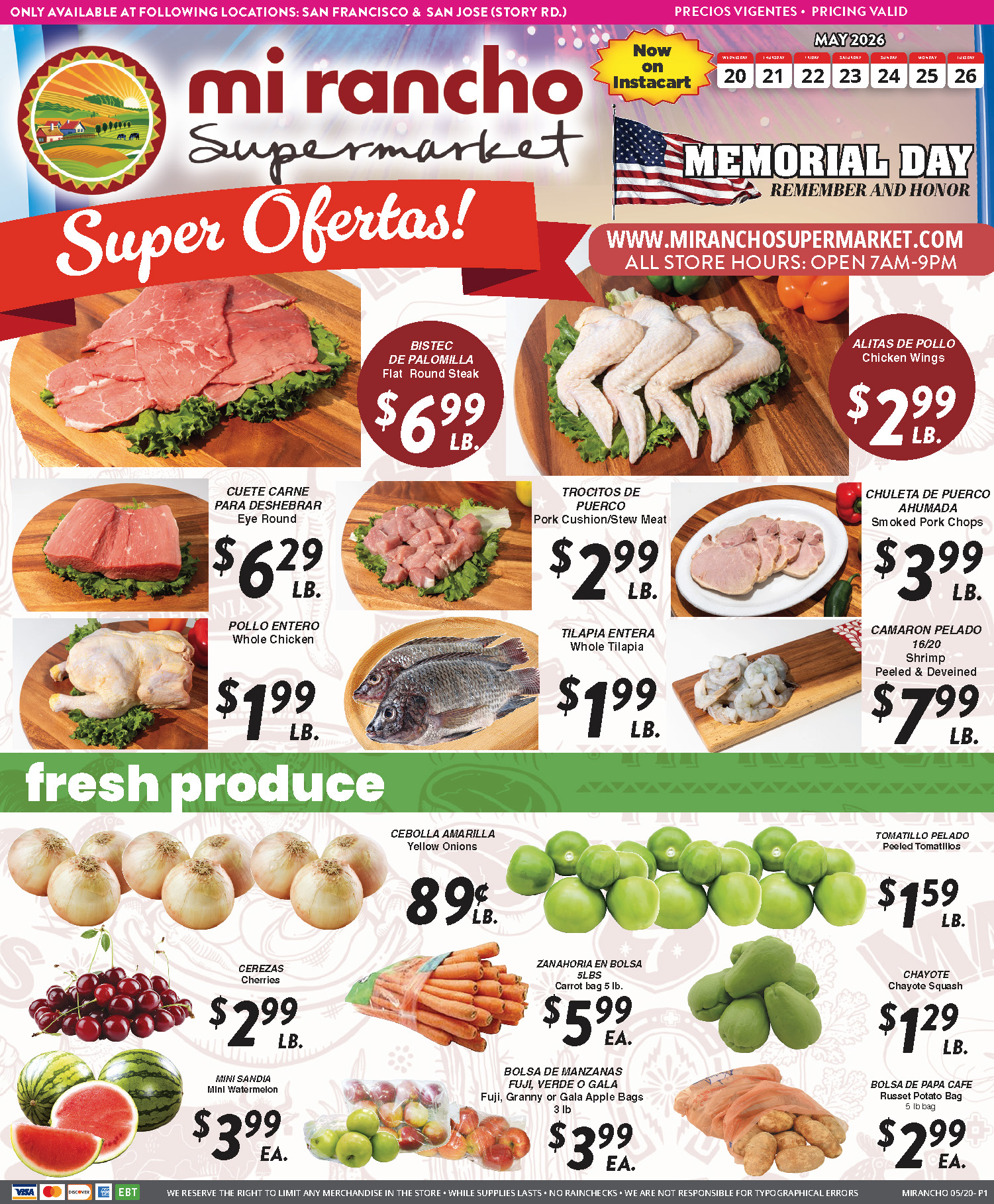 Weekly Ad Page 1