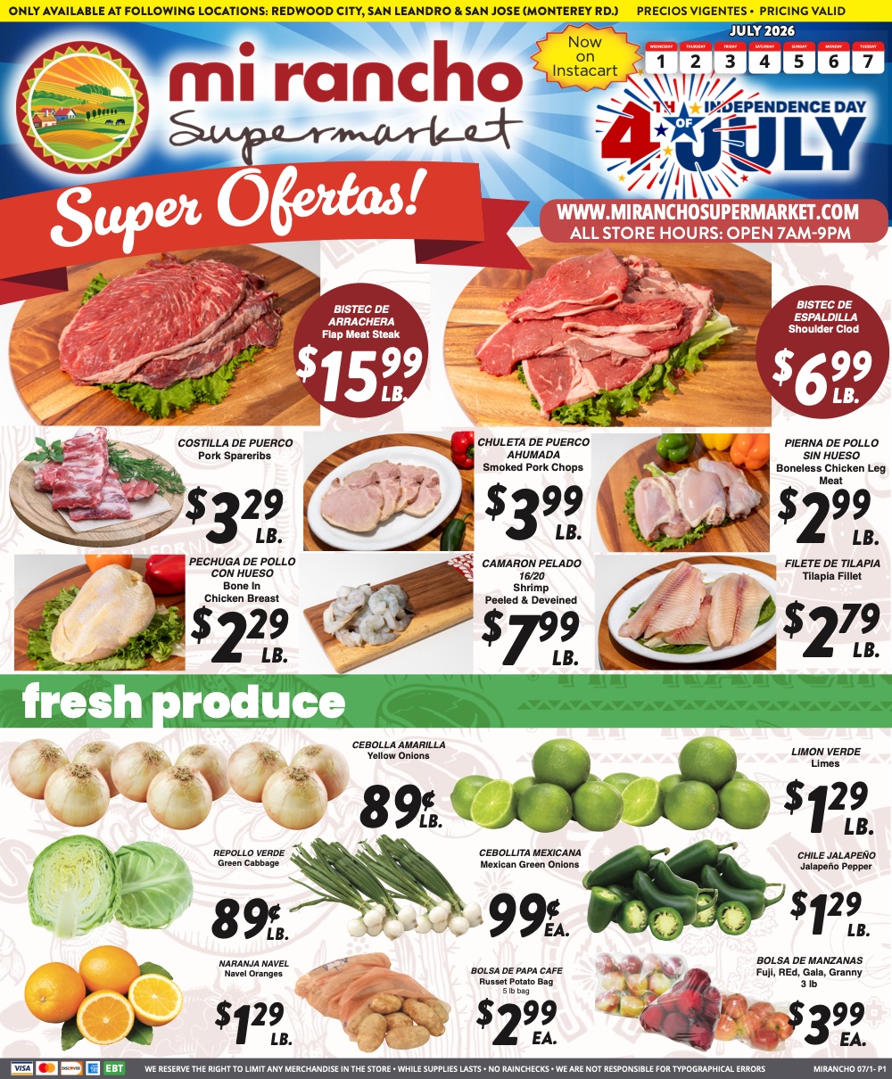 Weekly Ad Page 1