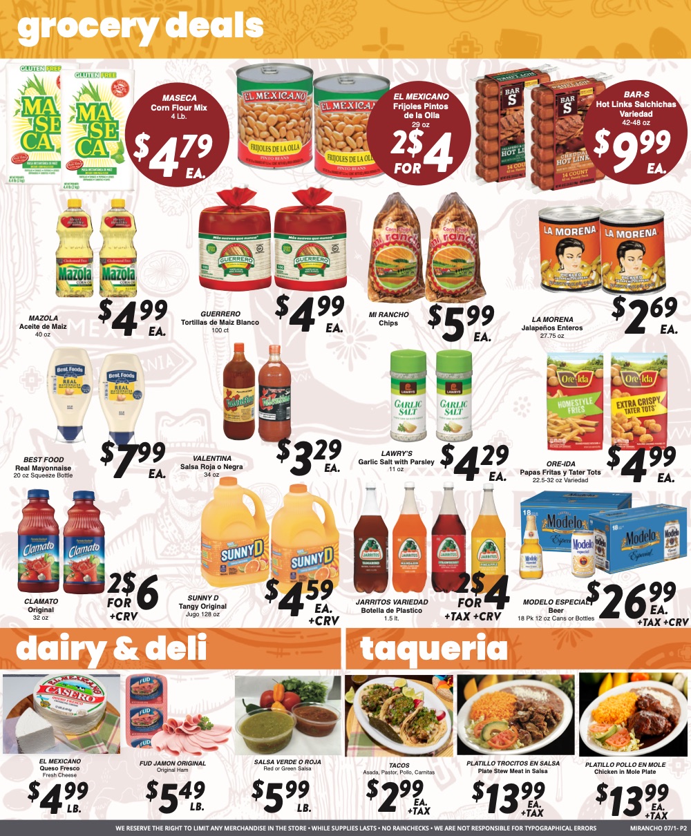 Weekly Ad Page 2