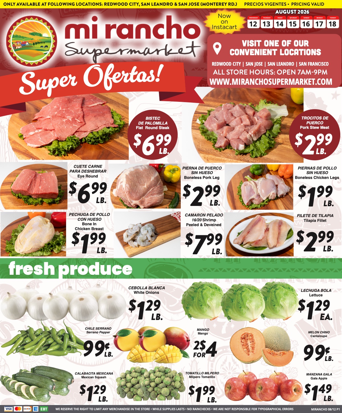 Weekly Ad Page 1