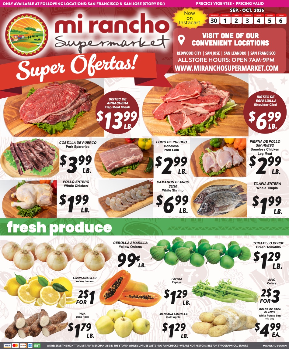 Weekly Ad Page 1