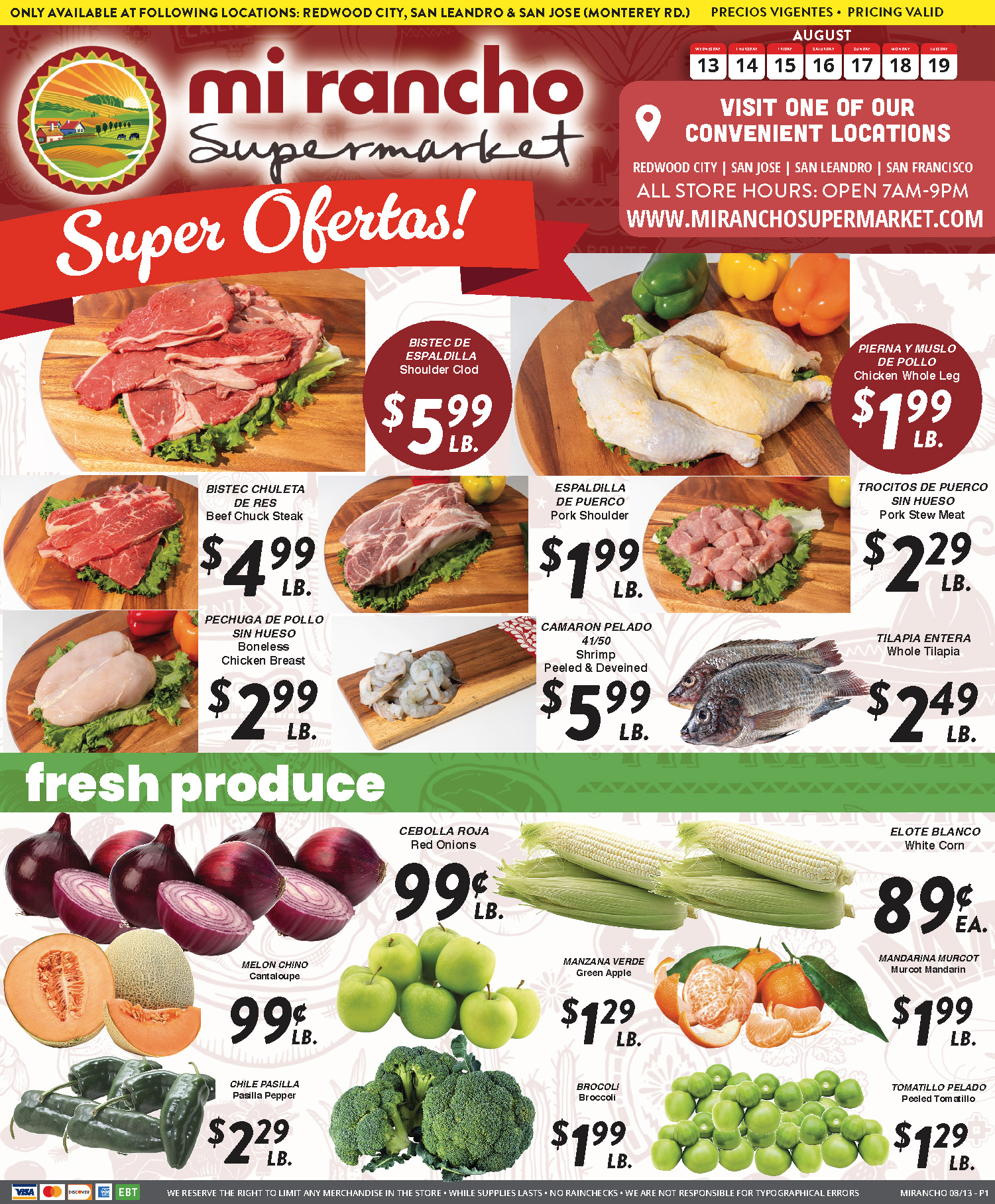 Weekly Ad Page 1